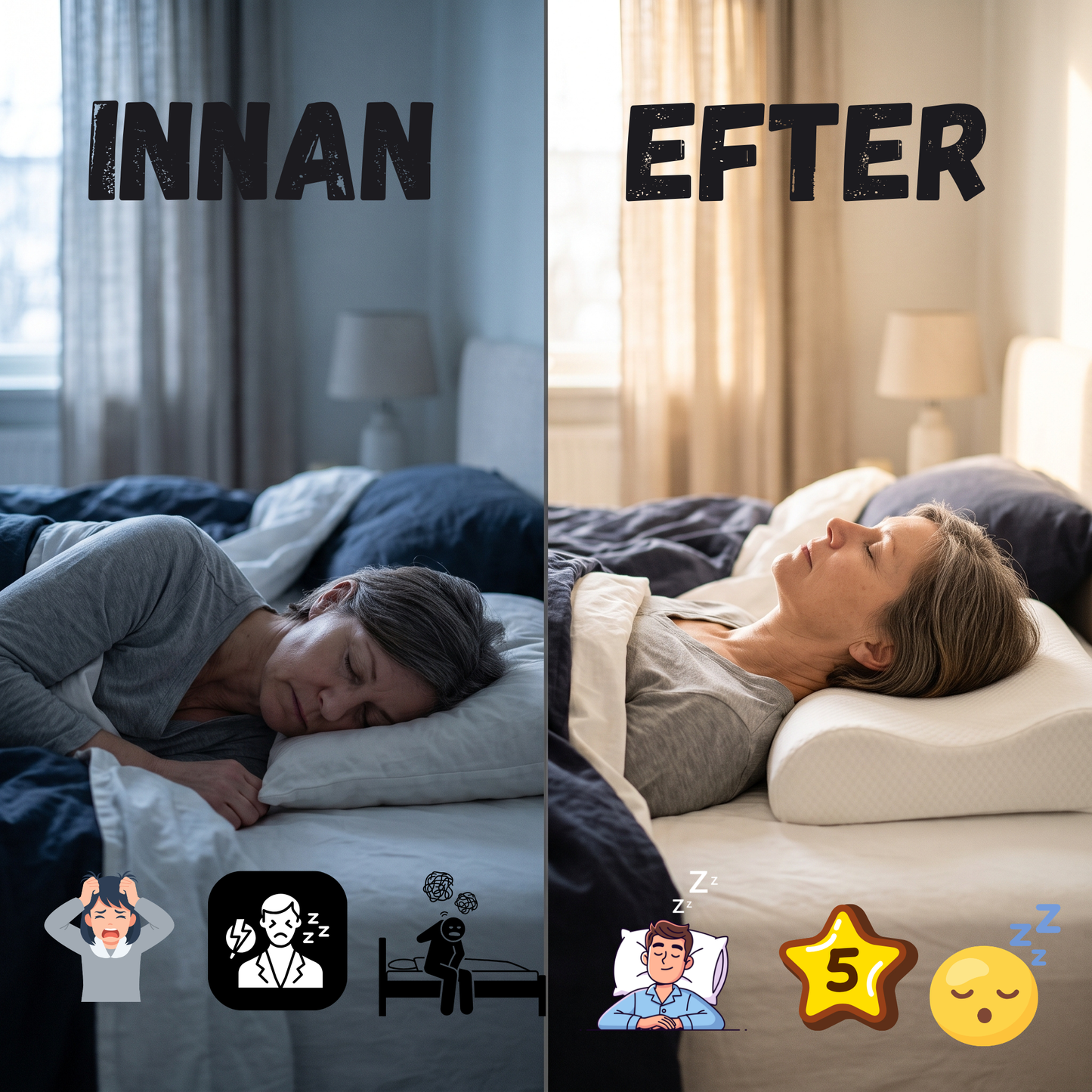 Nackkudde mot nacksmärta – ergonomisk memory foam | Nackro