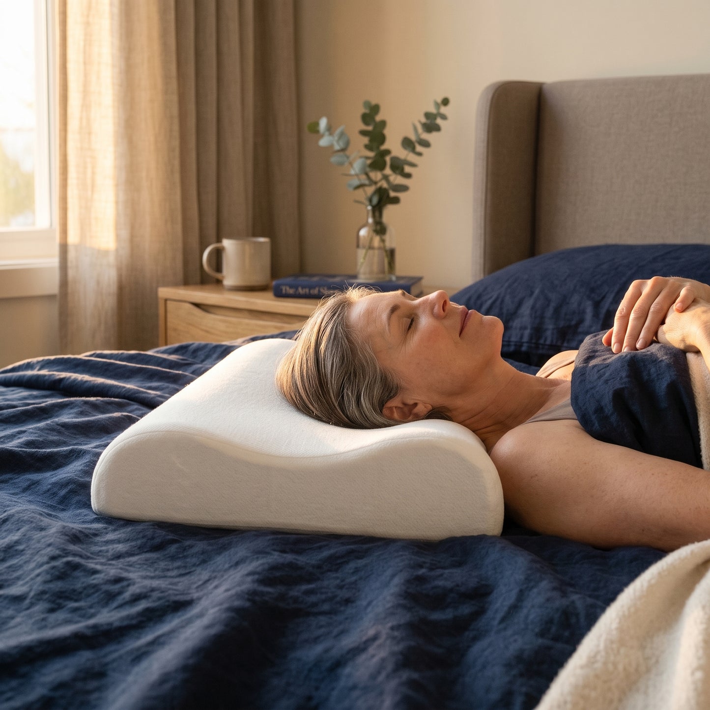 Nackkudde mot nacksmärta – ergonomisk memory foam | Nackro