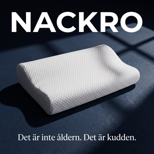 Nackkudde mot nacksmärta – ergonomisk memory foam | Nackro
